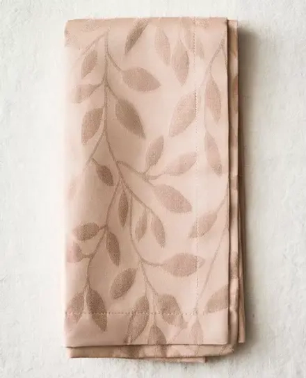 ZARA HOME ЖАККАРДОВАЯ САЛФЕТКА (НАБОР ИЗ 2 ШТ.), РОЗОВЫЙ