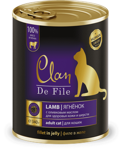 Clan De File Консервы для кошек (ягненок)