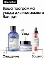 L'Oreal Professionnel Шампунь для осветленных и мелированных волос, Рено Blondifier Gloss, 1500мл