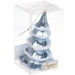 Ёлочная игрушка «Сказочная ёлка» 7*7*11,5 см, голубой