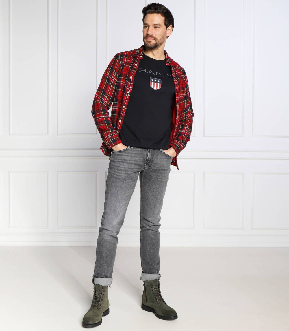 футболка shield ss Gant - черный(2003023)