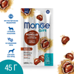 Лакомство Monge Gift Sensitive digestion для собак всех пород "Мягкие палочки" со свежим ягненком и каштаном для чувствительного пищеварения 45 г