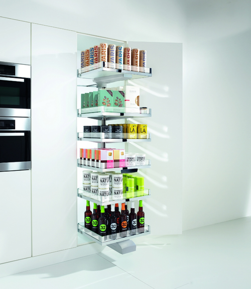 КОМПЛЕКТ Конвой Лавидо 450 мм, H 1900+, Арена ВАРИО, 5 полок, цвет ХРОМ, цвет дна Белый (2806580005)