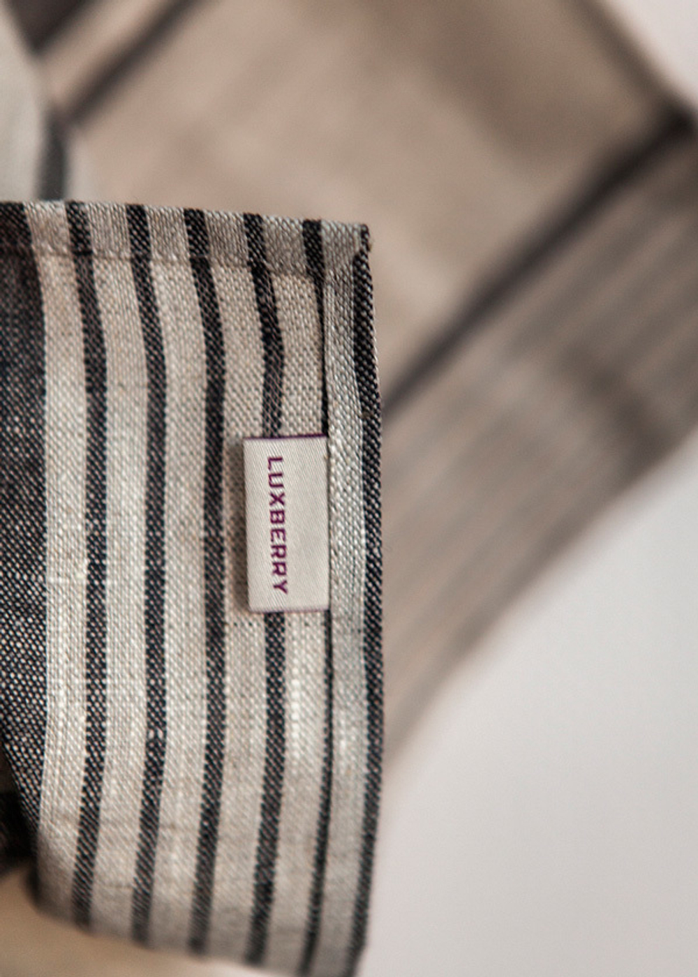 Набор полотенец 2шт Luxberry Cheff Assistant натуральный-черная полоса