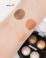Belor Design "DELICATE" Тени для век 4-х цветные тон 41 золотые