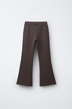 ZARA СПОРТИВНЫЕ БРЮКИ FLARE, КОРИЧНЕВЫЙ