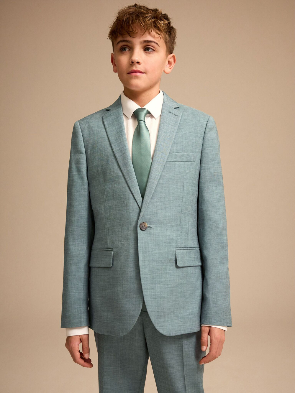 Пиджак для мальчика Next E70-136, Светло-бирюзовый
