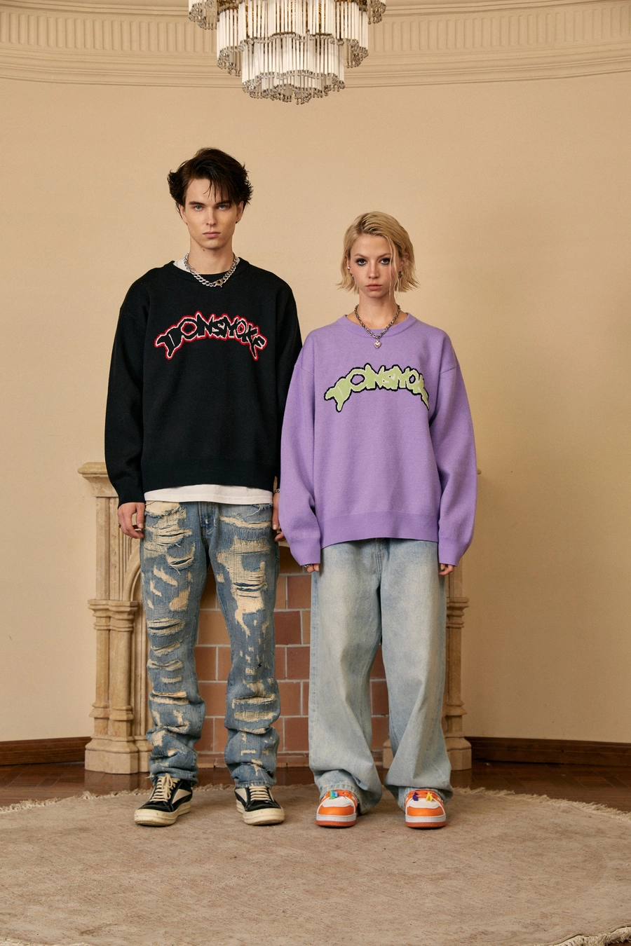 [FROM MOSCOW] Свитер DONSMOKE "Monstrous" Jacquard Sweater