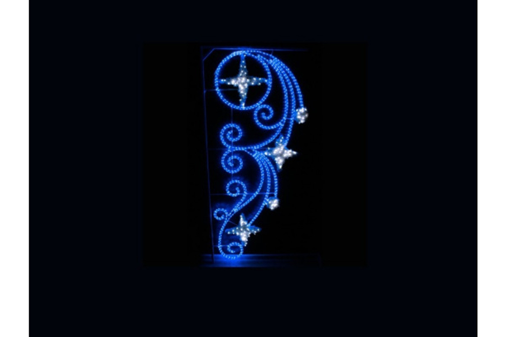 GRP-630    MOTIF 200х90см (5шт/кор) White/Blue