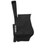 Ковры SCANIA 5 серии Р (автомат) (экокожа, черный, серый кант, серая вышивка)