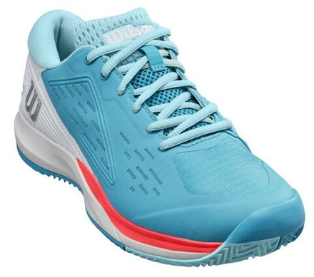 Женские Кроссовки теннисные Wilson Rush Pro Ace Clay W - scuba blue/white/fiery coral