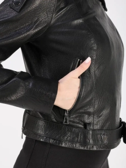 Кожаная куртка демисезонная косуха