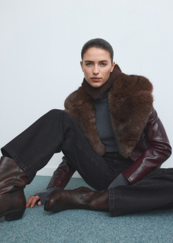 Джинсы Danila с широкими штанинами и высокой посадкой