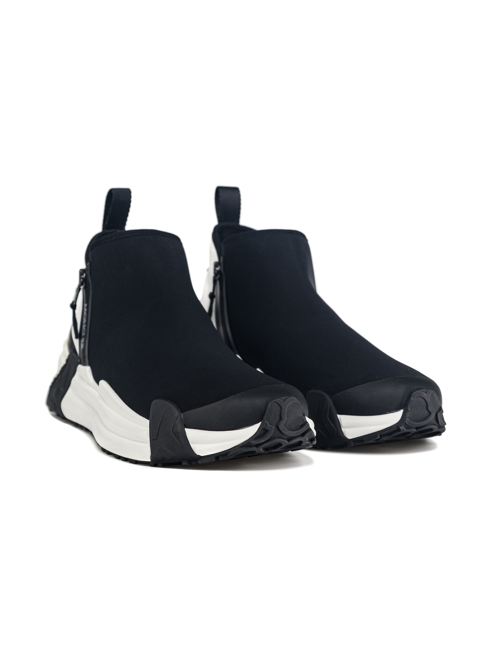 MONCLER кроссовки- черно-белый