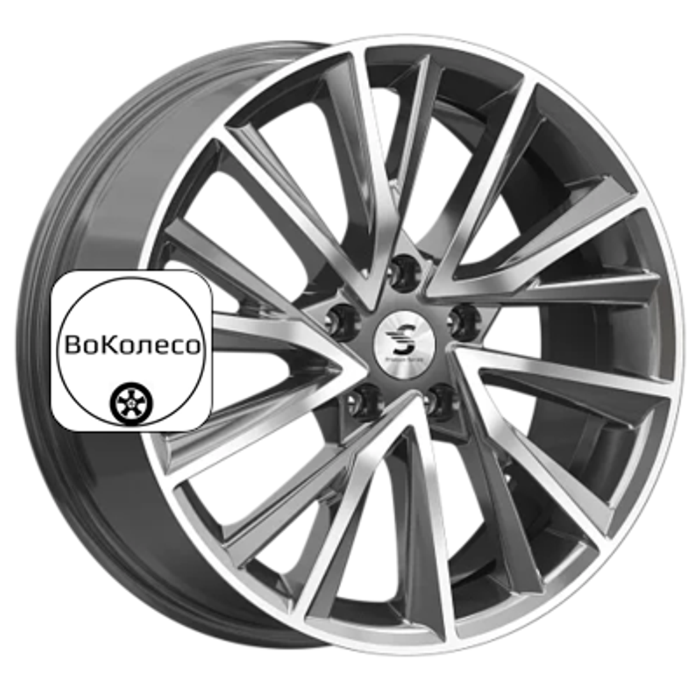 7,5x18/5x114,3 ET39 D60,1 КР010 (Lexus NX) Diamond Gloss Graphite Premium Series