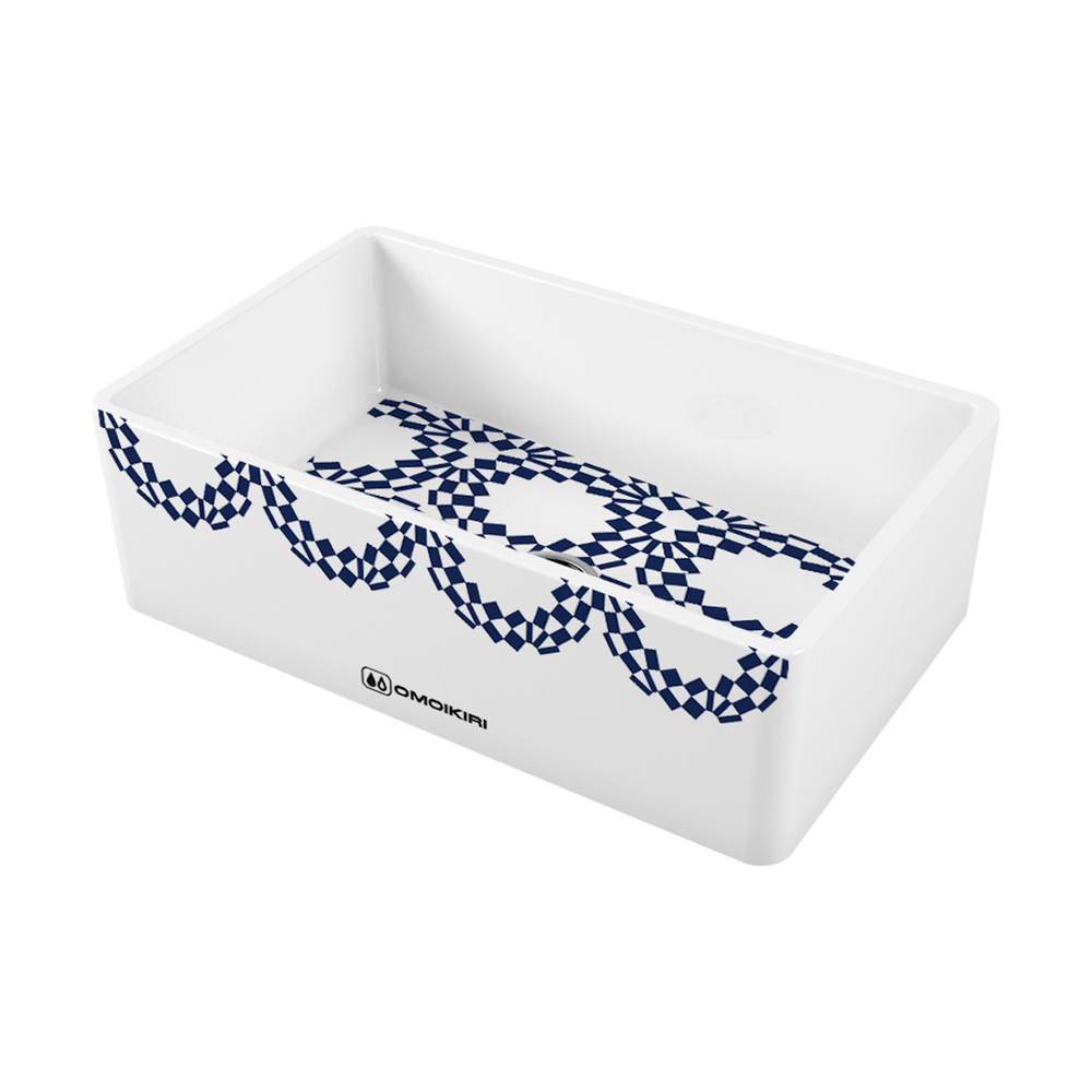 Мойка Omoikiri Mikura 76-Tokyo 2 Natceramic | Белый