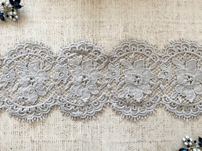 Кружево матовое плетеное, ш. 11,5 см.