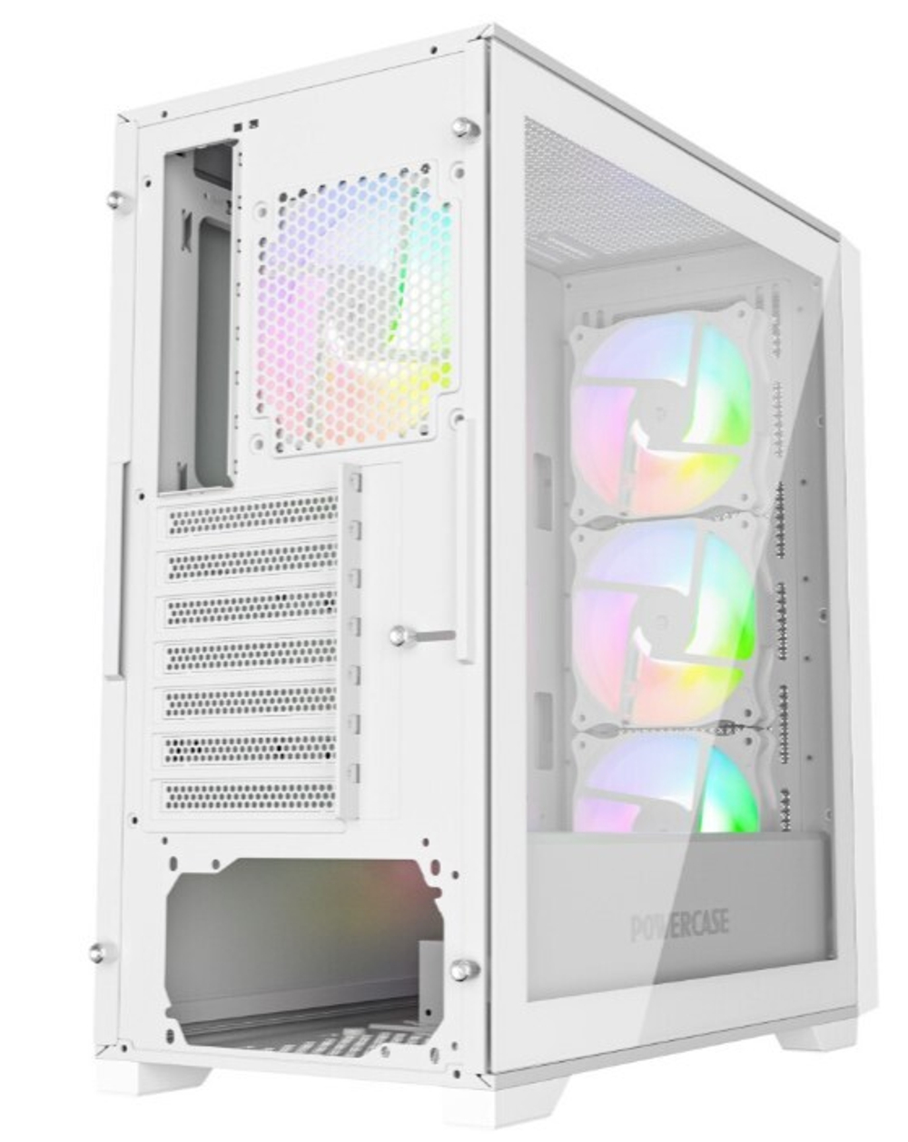 Корпус ATX Powercase ByteFlow White