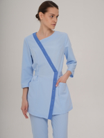 Блуза медицинская женская | Бл-379 а 3/4 либерти люкс