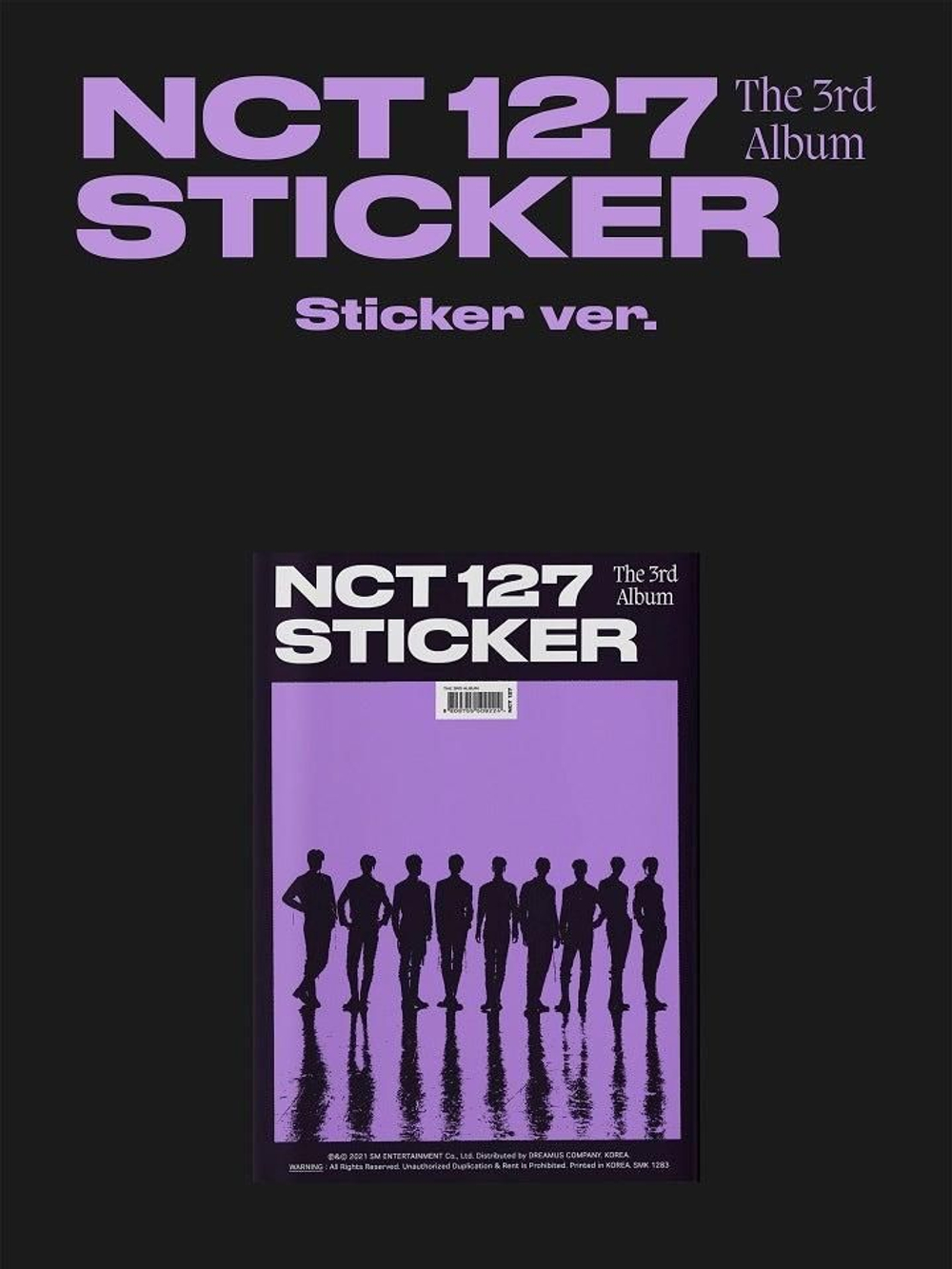 Альбом NCT 127 - STICKER 3rd Album STICKER Version