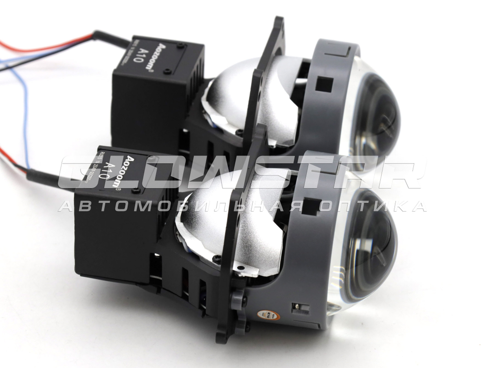 Билед модули Aozoom A10 Unicorn 3.0 дюйма, 2 чипа, 5500К, 12V, 58W/66W, крепление 3R (комплект, 2шт)