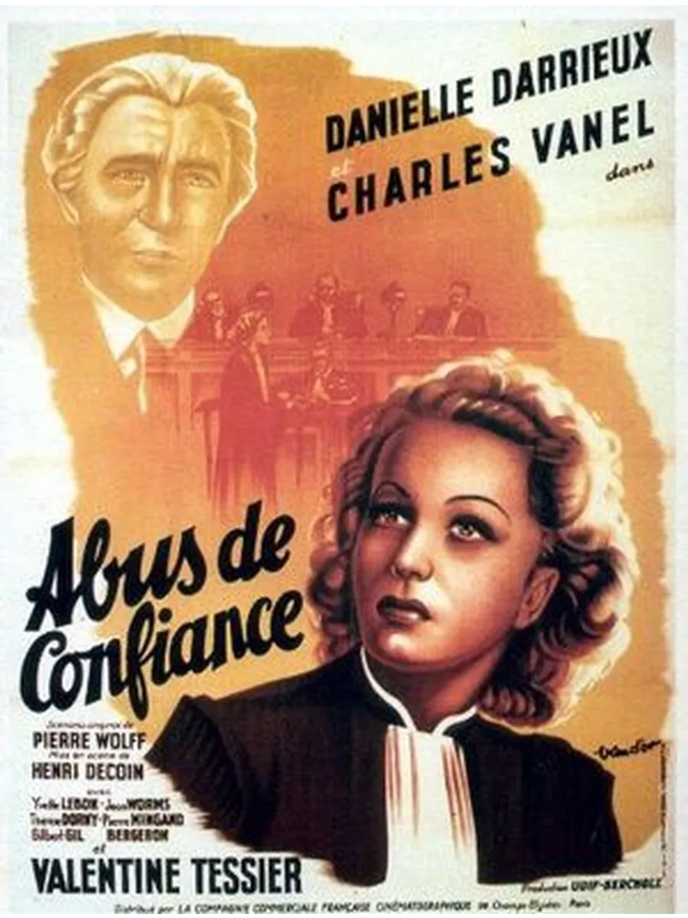 Злоупотребление доверием (1937) (DVD-R)