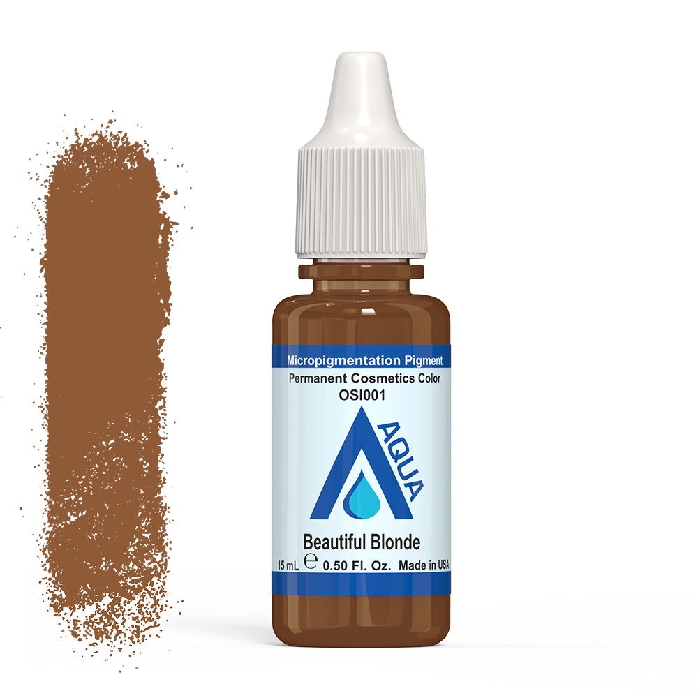 Купить пигмент для татуажа Aqua Beautiful Blonde, 15мл