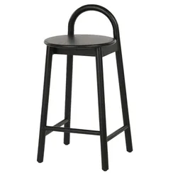 Полубарный стул Circle 65 см, черный