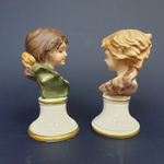 Фарфоровая мануфактура Capodimonte «Мальчик и девочка»