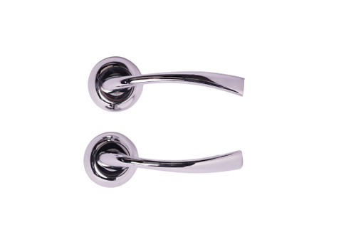 ДВЕРНАЯ РУЧКА HR274 НА РОЗЕТКЕ, ХРОМ HG HR274.A1.CR.CR HG