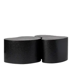 Набор из 2 журнальных столиков Grannis, черный