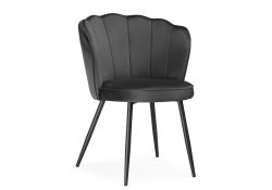 Стул на металлокаркасе Coral grey / black