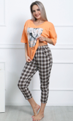 [m]Комплект бриджи+футболка ТК-4282