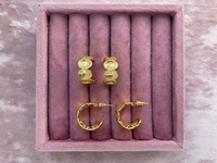 Серьги-Кольца "Монетки", 19,5мм