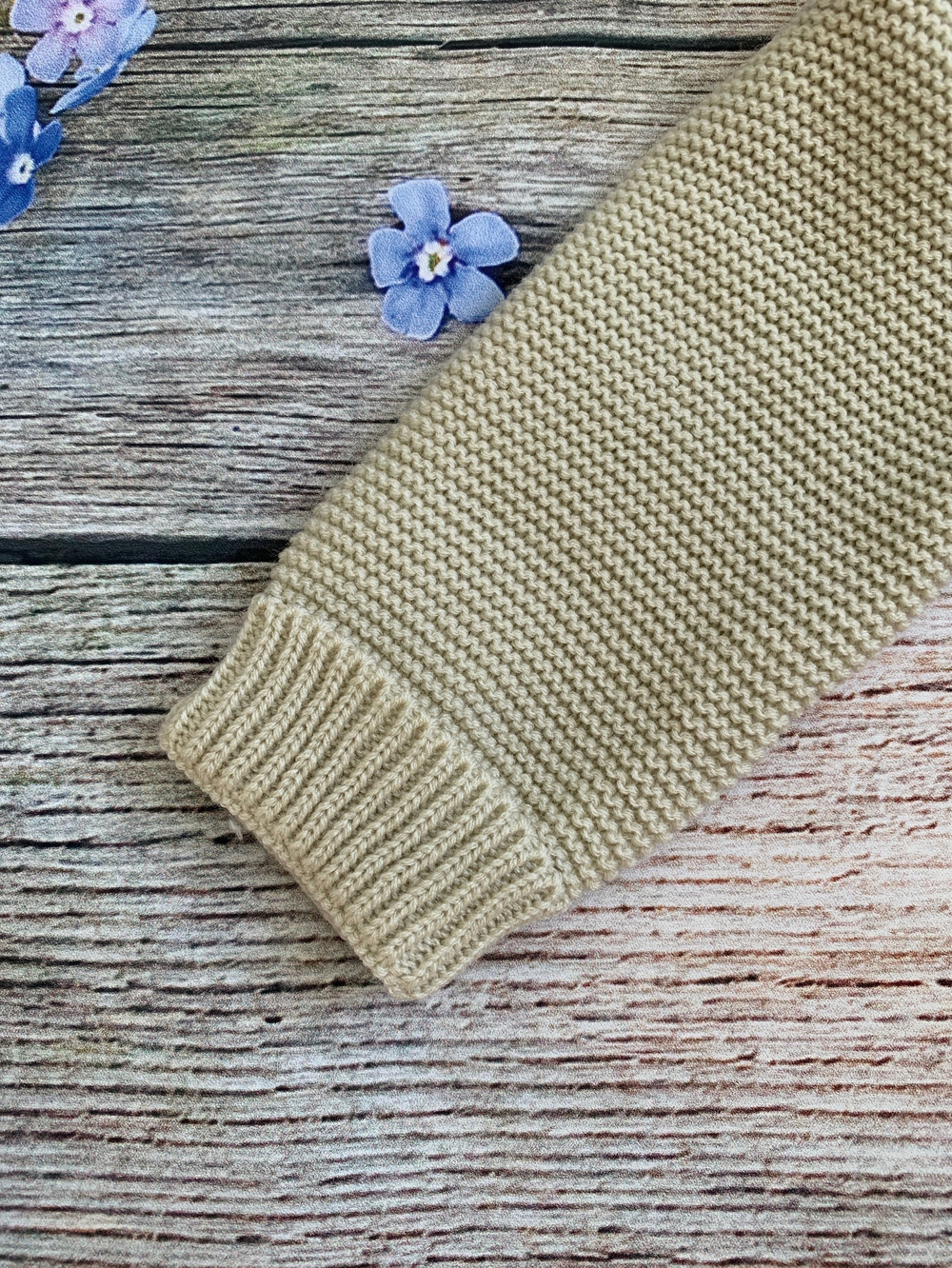 Комбинезон вязаный с капюшоном "АйШах" (штанишки) (Цвет: Синий, Размер: 26)