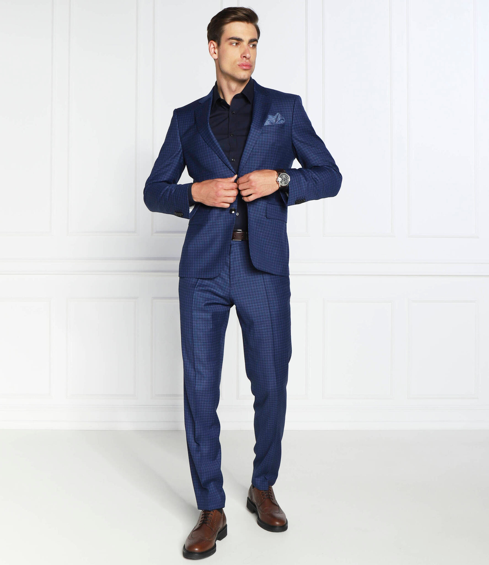 рубашка elisha02 102 HUGO - темно-синий(50479396)