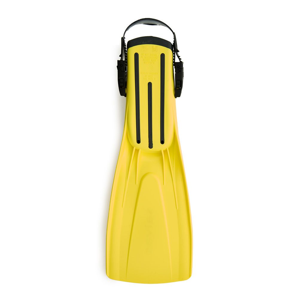 Ласты для плавания SALVAS Hazard Plus Fin BA160SMGGSTS, размер S/M, желтые