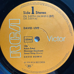 David Bowie ‎– David Live 2LP (Германия 1974г.)