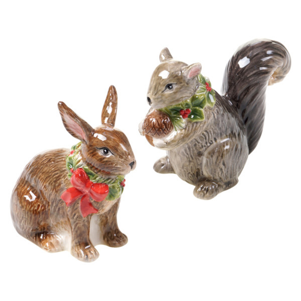 Набор для соли и перца 3D 10см Certified Int. Зимний лес