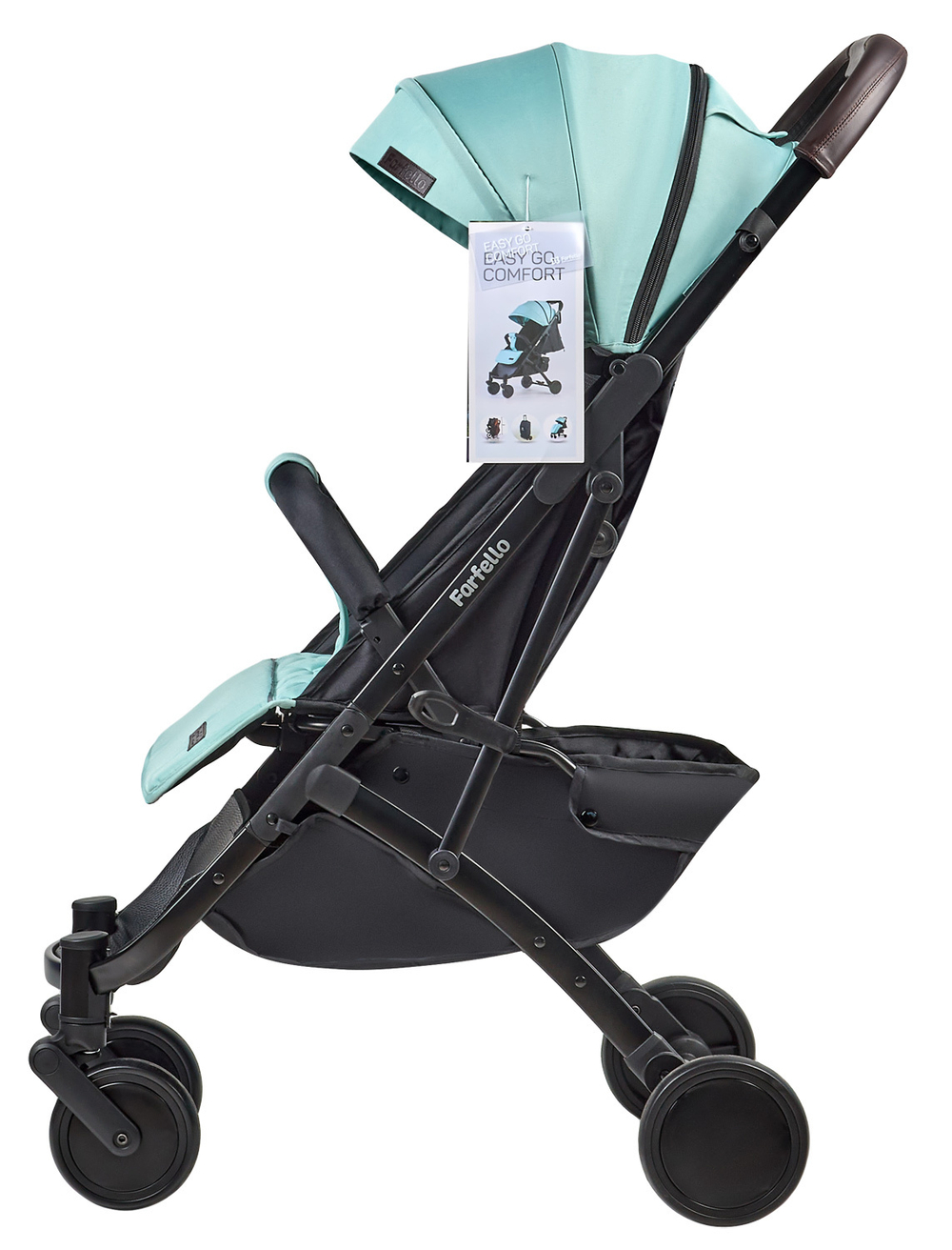 Коляска детская прогулочная Farfello Easy Go Comfort мятный Артикул: EG-11