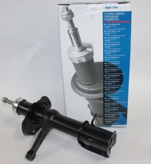 Стойка /2170/ передняя левая масл. 03-03 (СААЗ) (LADA)