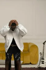 Худи Parfet Zip White Gray LPS светло-серый