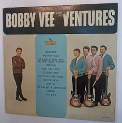Винтажная виниловая пластинка Bobby Vee Meets The Ventures Bobby Vee Meets The Ventures (USA 1963)