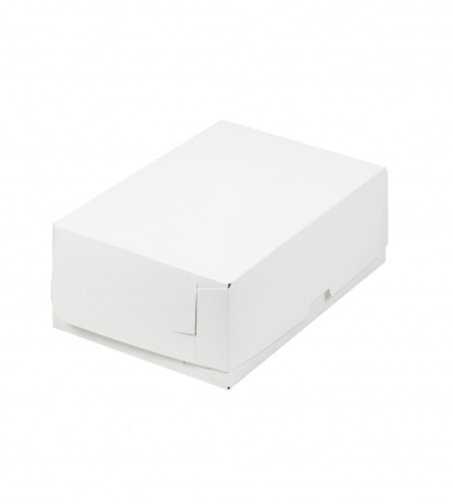 Коробка для тортов и пирожных без окна 200*150*60 мм, картон (белая)