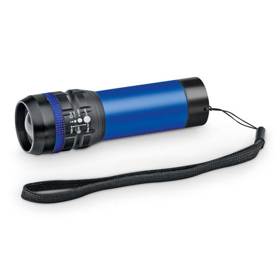 ZOOMIN. Алюминиевый фонарик с функцией увеличения, 3 световыми режимами