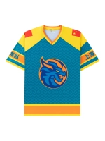 Футболка-джерси сублимационная синяя