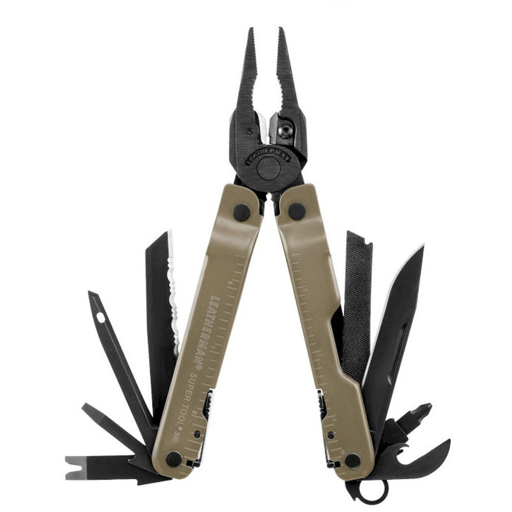 Мультитул Leatherman SuperTool 300 M, 18 функций, коричневый, нейлоновый чехол