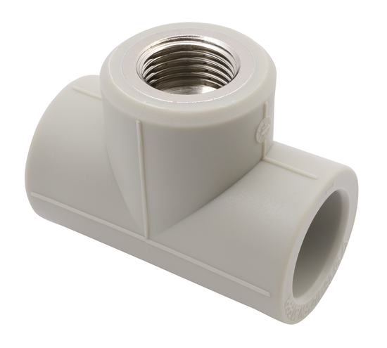 Тройник комбинированный FV Plast 20х1/2" ВР с внутренней резьбой полипропиленовый (222020)