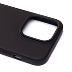 Силиконовый матовый чехол Activ Full Original Design для iPhone 15 Pro Max, без логотипа, черный