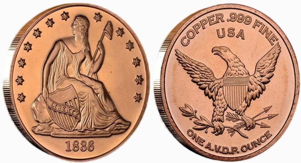 США 1 унция Монеты - 1 доллар, 1836